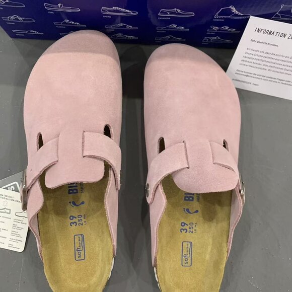 Birkenstock Shoes - Birkenstocks Boston Pink Narrow
